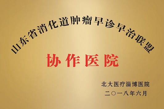 2018年6月，北大醫(yī)療淄博醫(yī)院加入山東省消化道早診早治聯(lián)盟協(xié)作醫(yī)院.jpg